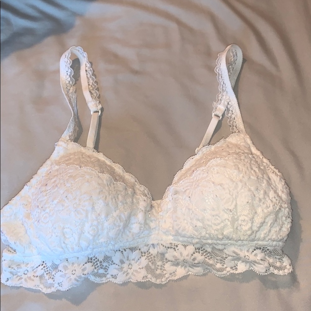 Aerie White Lace Bralette
